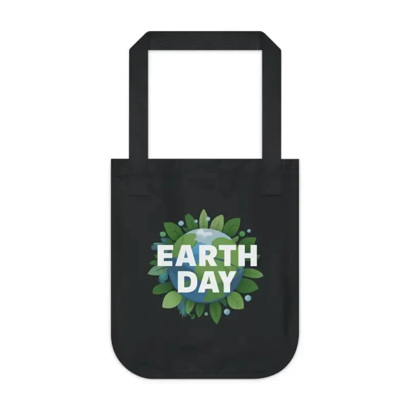 Organic Canvas Tote for Earth Day Eco Friendly Style
