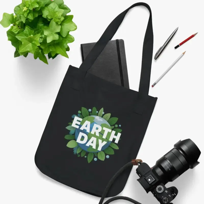 Organic Canvas Tote for Earth Day Eco Friendly Style