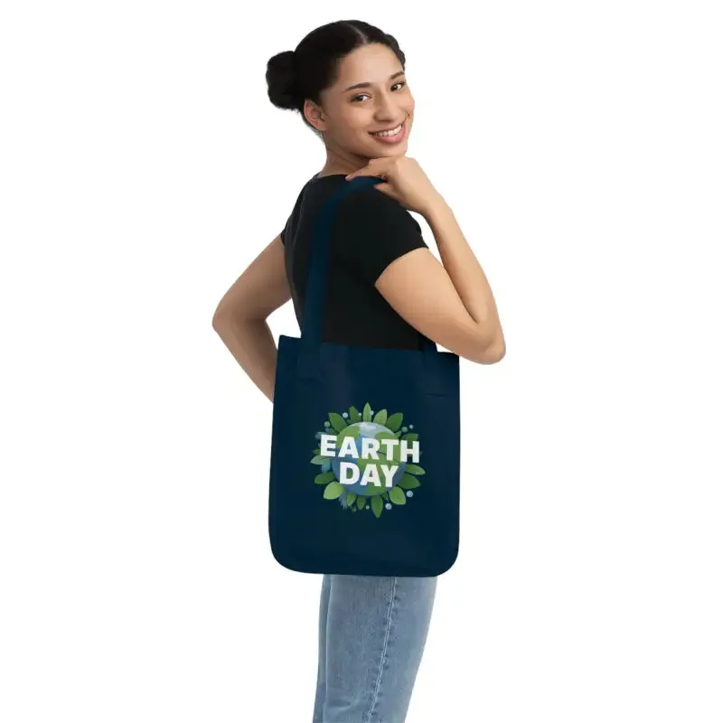 Organic Canvas Tote for Earth Day Eco Friendly Style