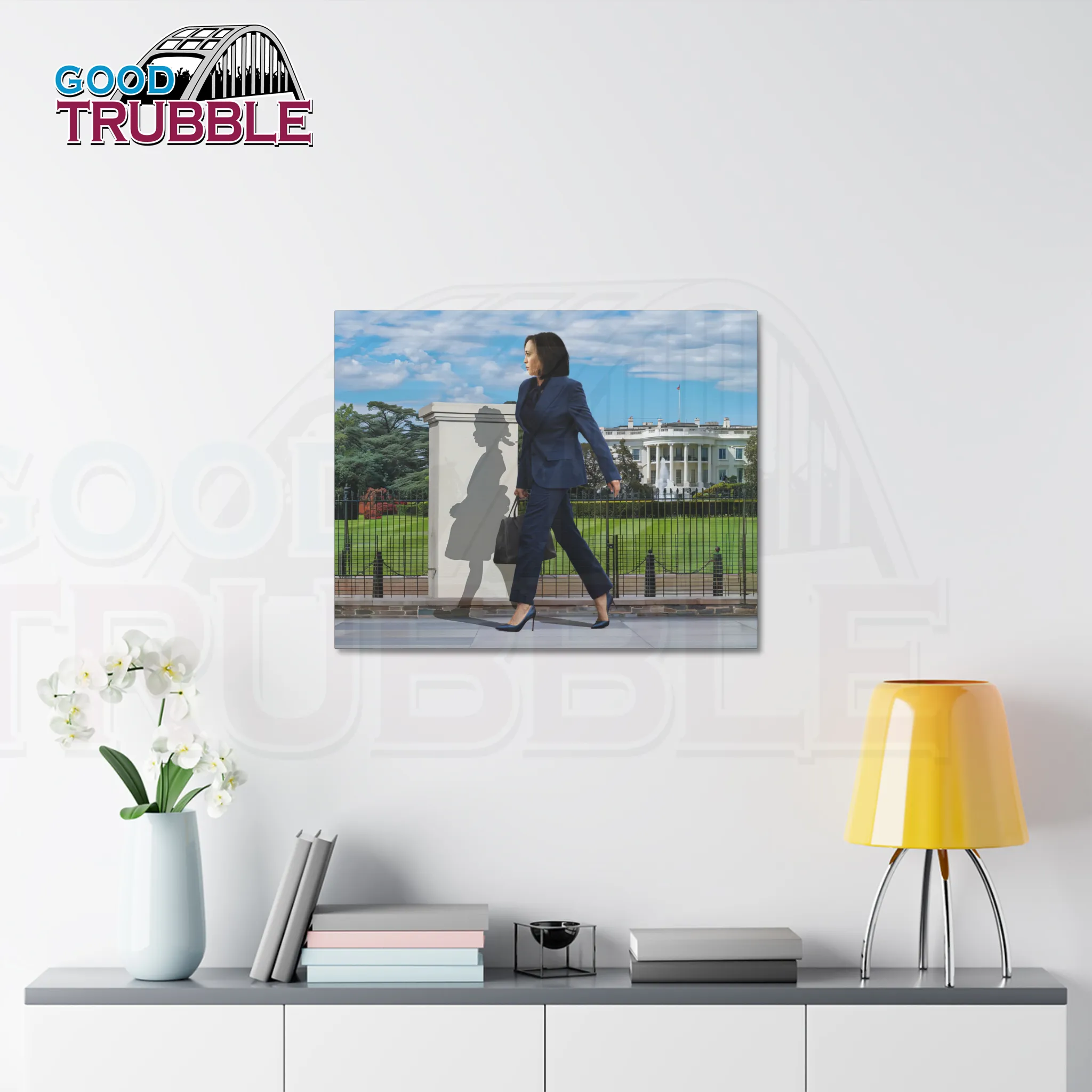 Original "That Little Girl Was Me™" Canvas, Featuring Ruby Bridges and Kamala Harris, Black History, Civil Rights, Women's History, BLM,