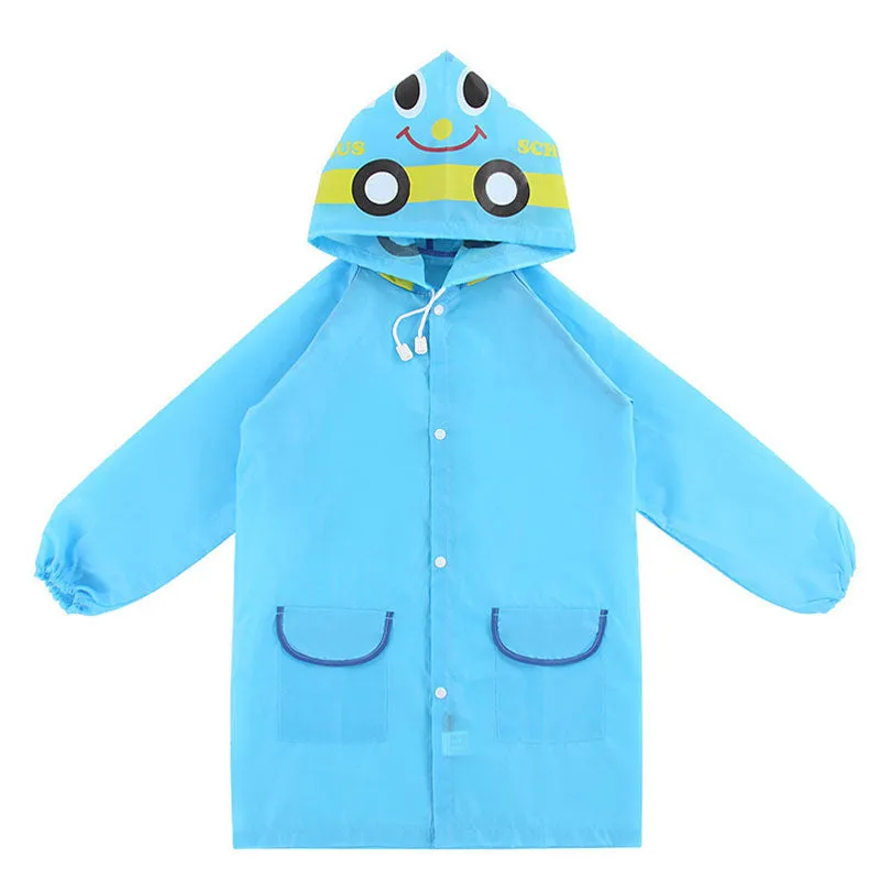 Outdoor Cute Waterproof Kids Rain Coat For children Raincoat Rainwear/Rainsuit,Kids Animal Style Raincoat l1