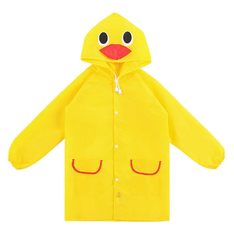 Outdoor Cute Waterproof Kids Rain Coat For children Raincoat Rainwear/Rainsuit,Kids Animal Style Raincoat l1