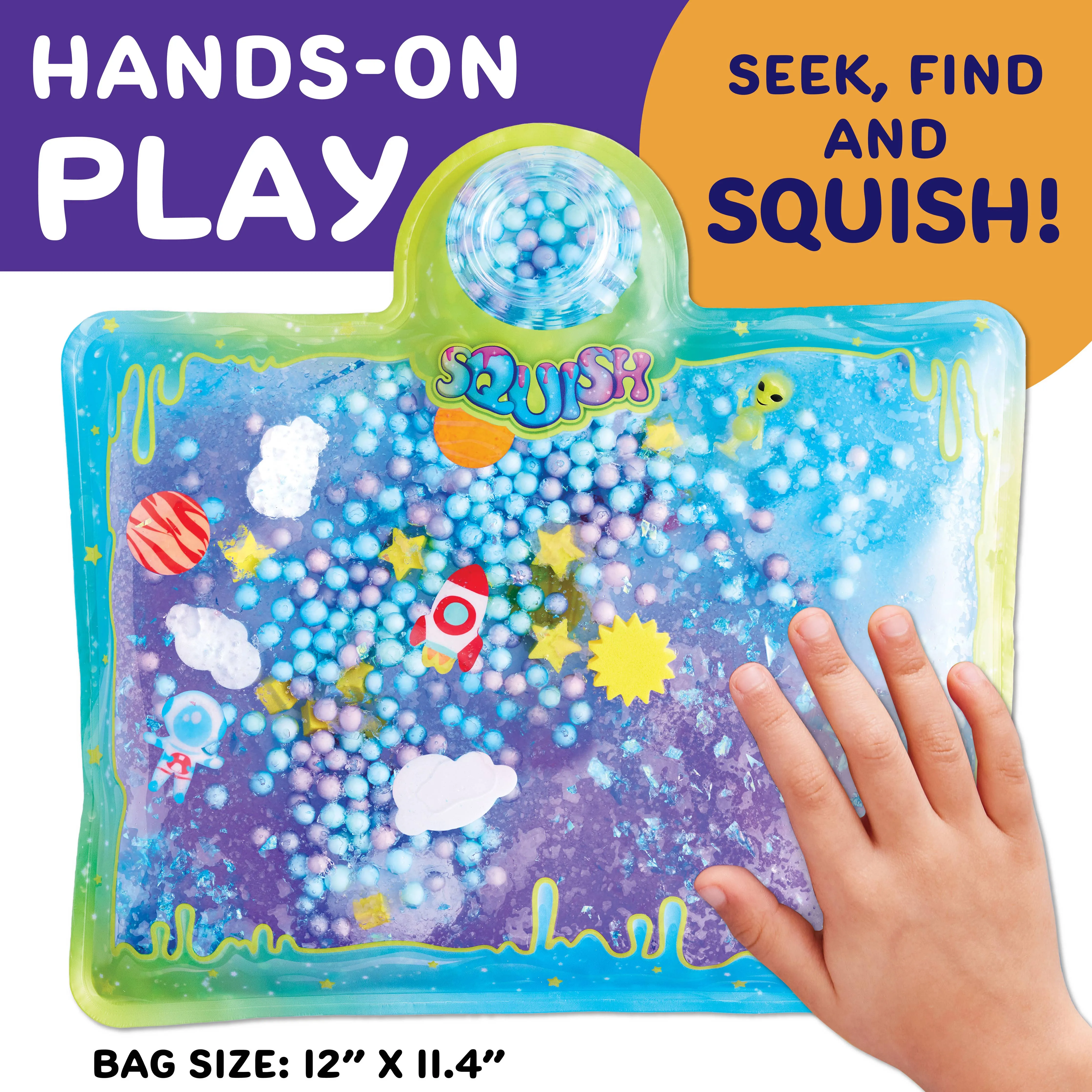 Outer Space Mix and Make Your Own Super Squish Fidget Bag Craft Kit