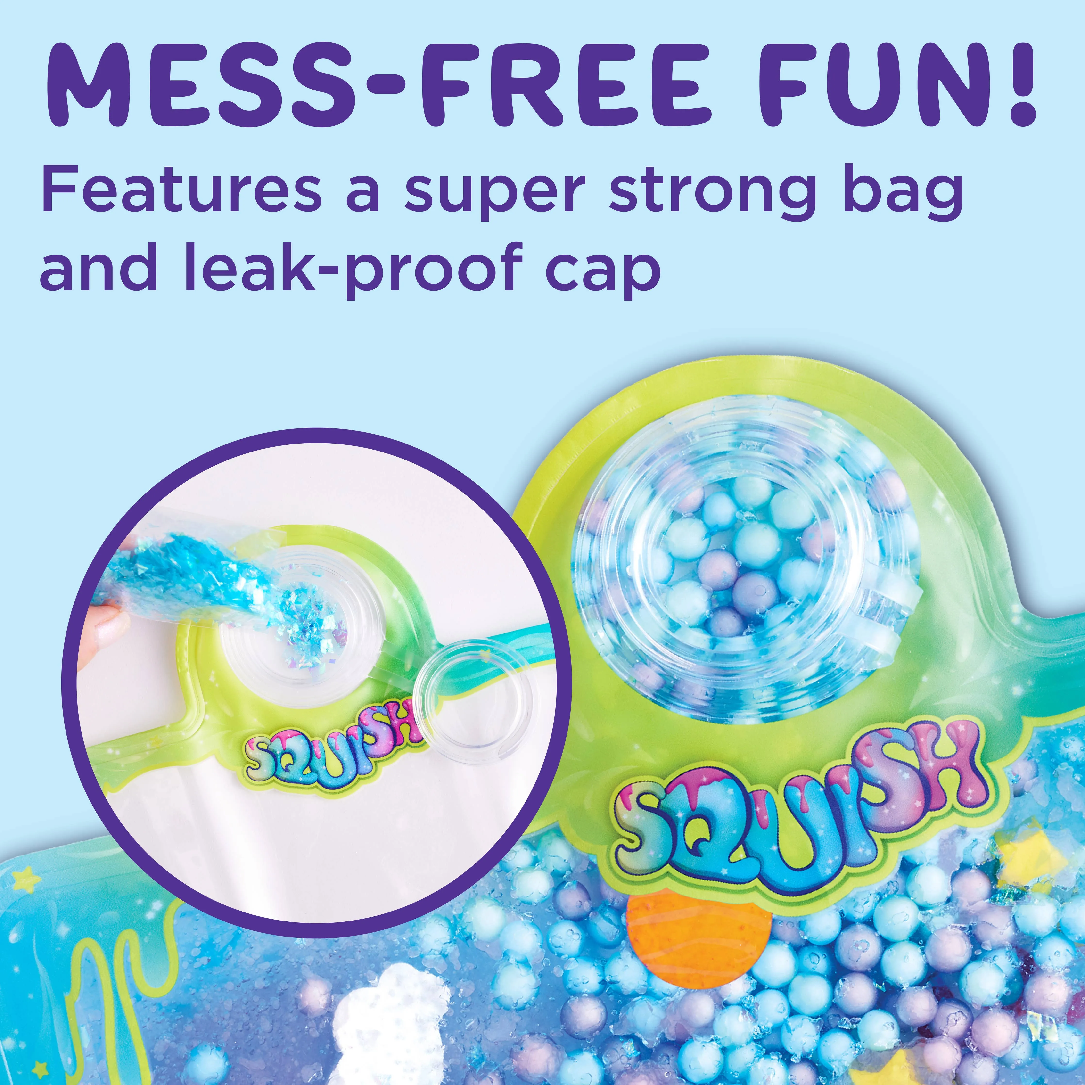 Outer Space Mix and Make Your Own Super Squish Fidget Bag Craft Kit