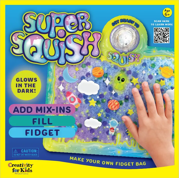 Outer Space Mix and Make Your Own Super Squish Fidget Bag Craft Kit