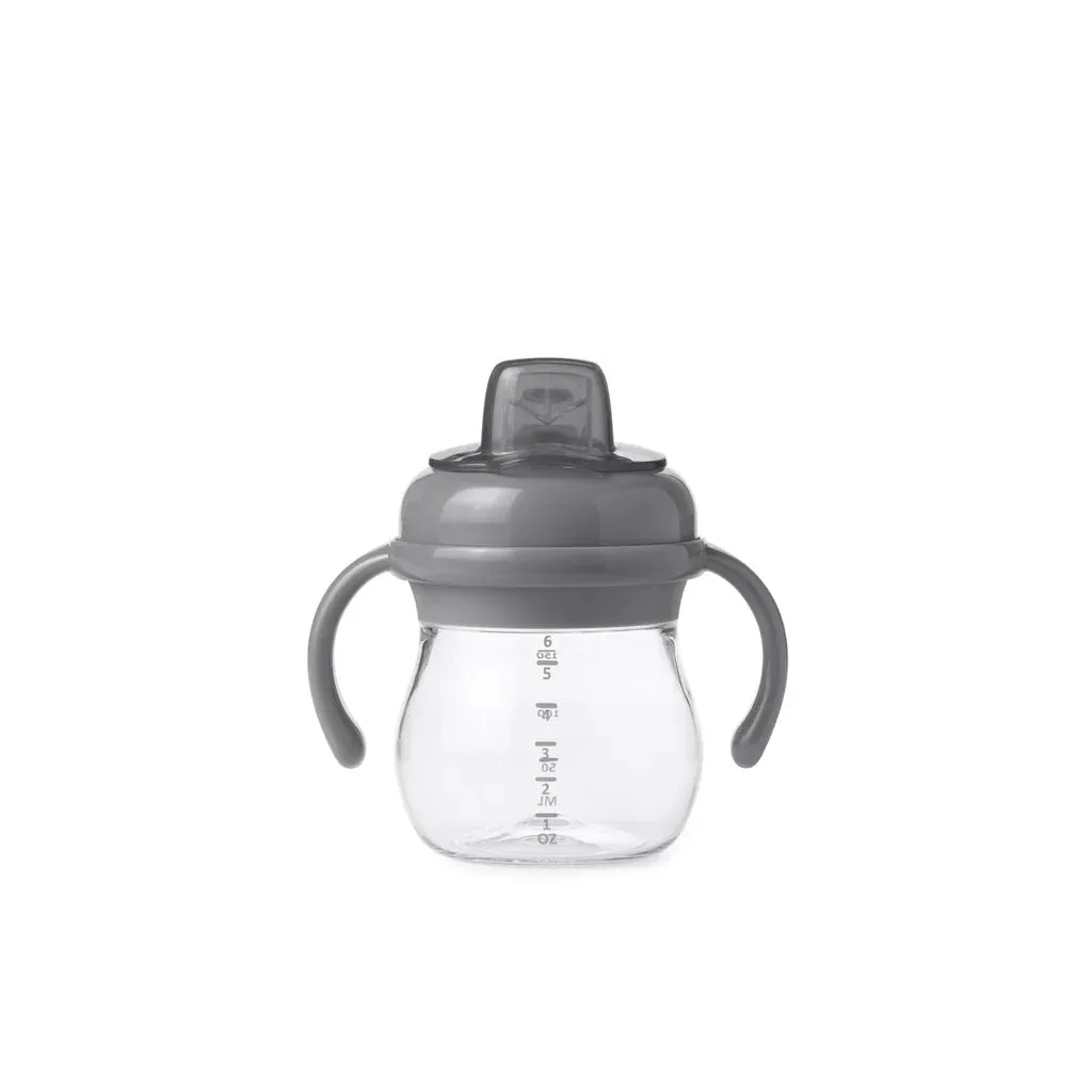 OXO Tot Grow Soft Spout Cup With Removable Handles 6oz/150ml 4m  - Grey