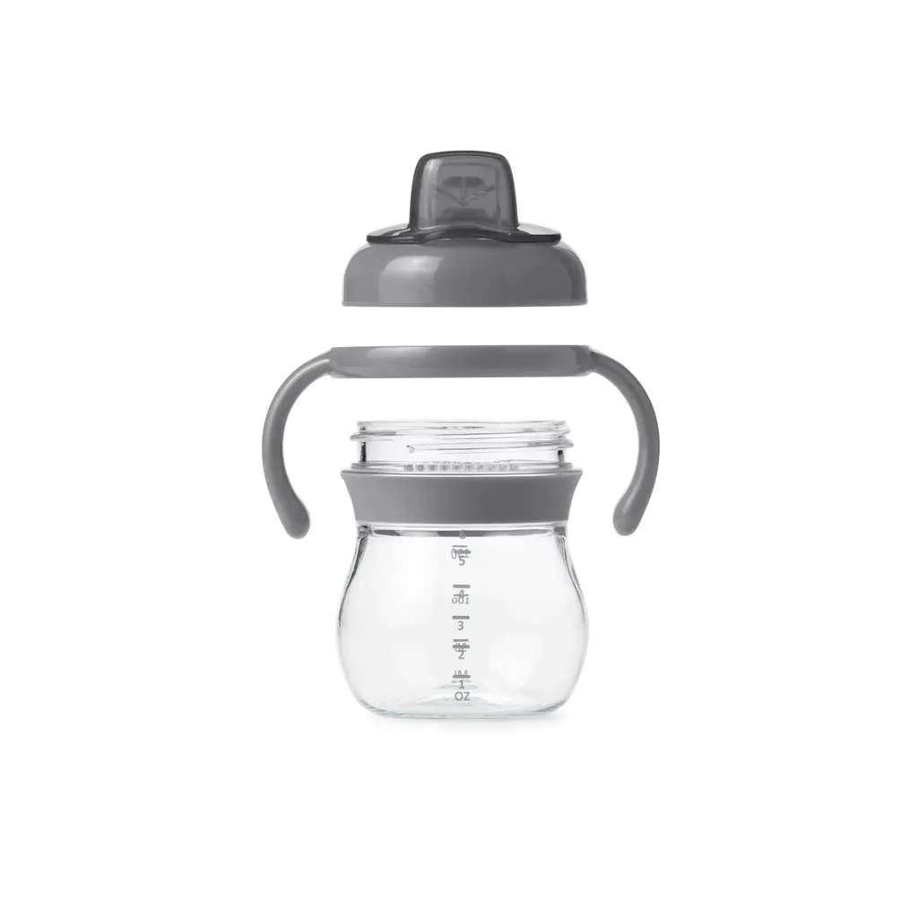 OXO Tot Grow Soft Spout Cup With Removable Handles 6oz/150ml 4m  - Grey