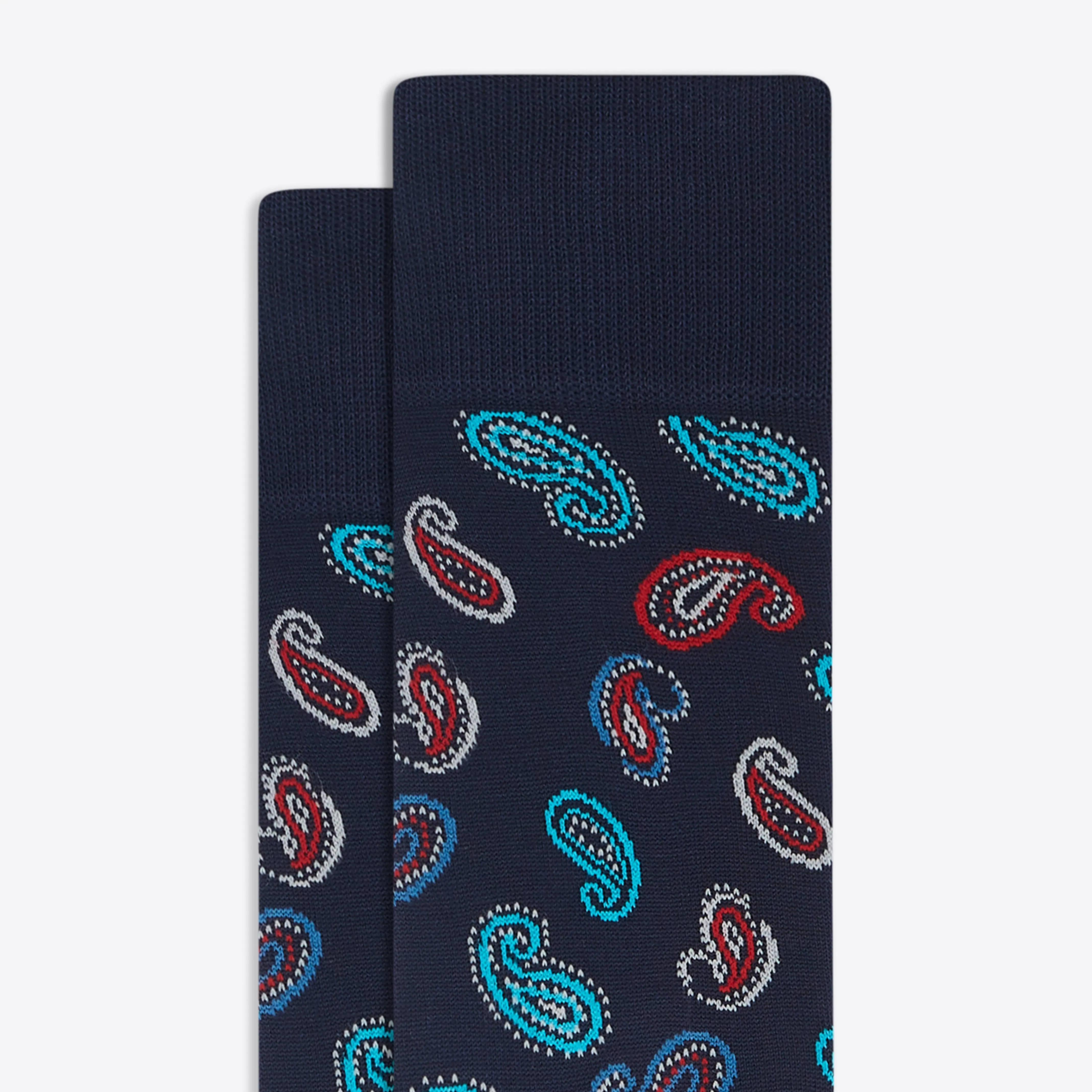 Paisley Mid-Calf Socks