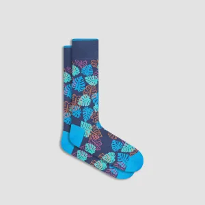 Palm Leaves Mid-Calf Socks