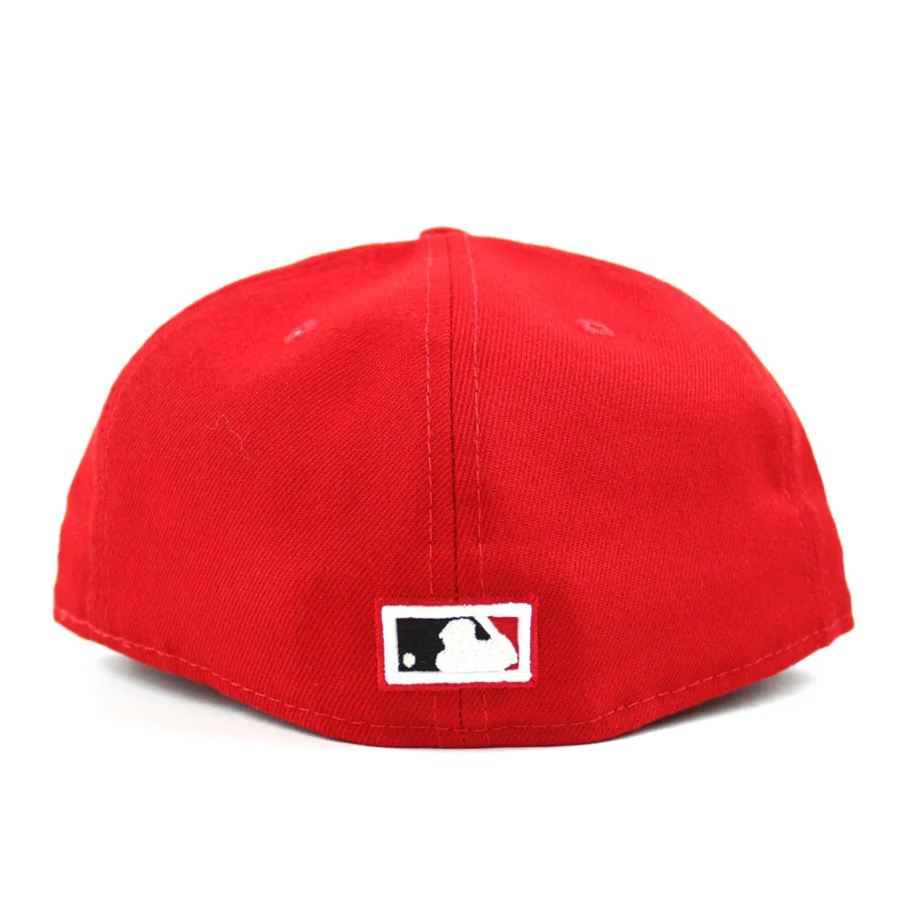Palm Tree Los Angeles Dodgers 60th Anniversary New Era 59Fifty Fitted Hat (Red Glow in the Dark Green Under Brim)