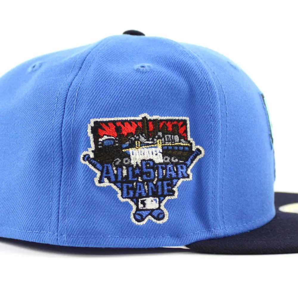 Pittsburgh Pirates 2006 All Star Game New Era 59Fifty Fitted Hat (Blue Navy Aqua Under Brim)