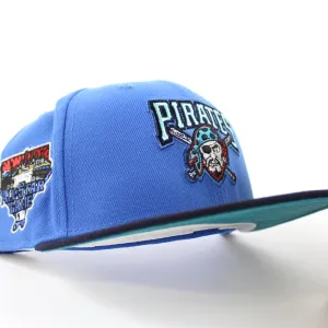 Pittsburgh Pirates 2006 All Star Game New Era 59Fifty Fitted Hat (Blue Navy Aqua Under Brim)