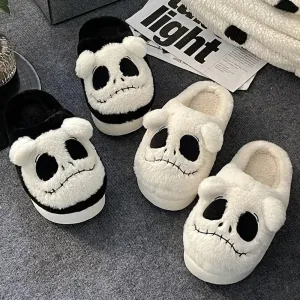 Plush Warm Snow Couple Thick Heels Cotton Shoes