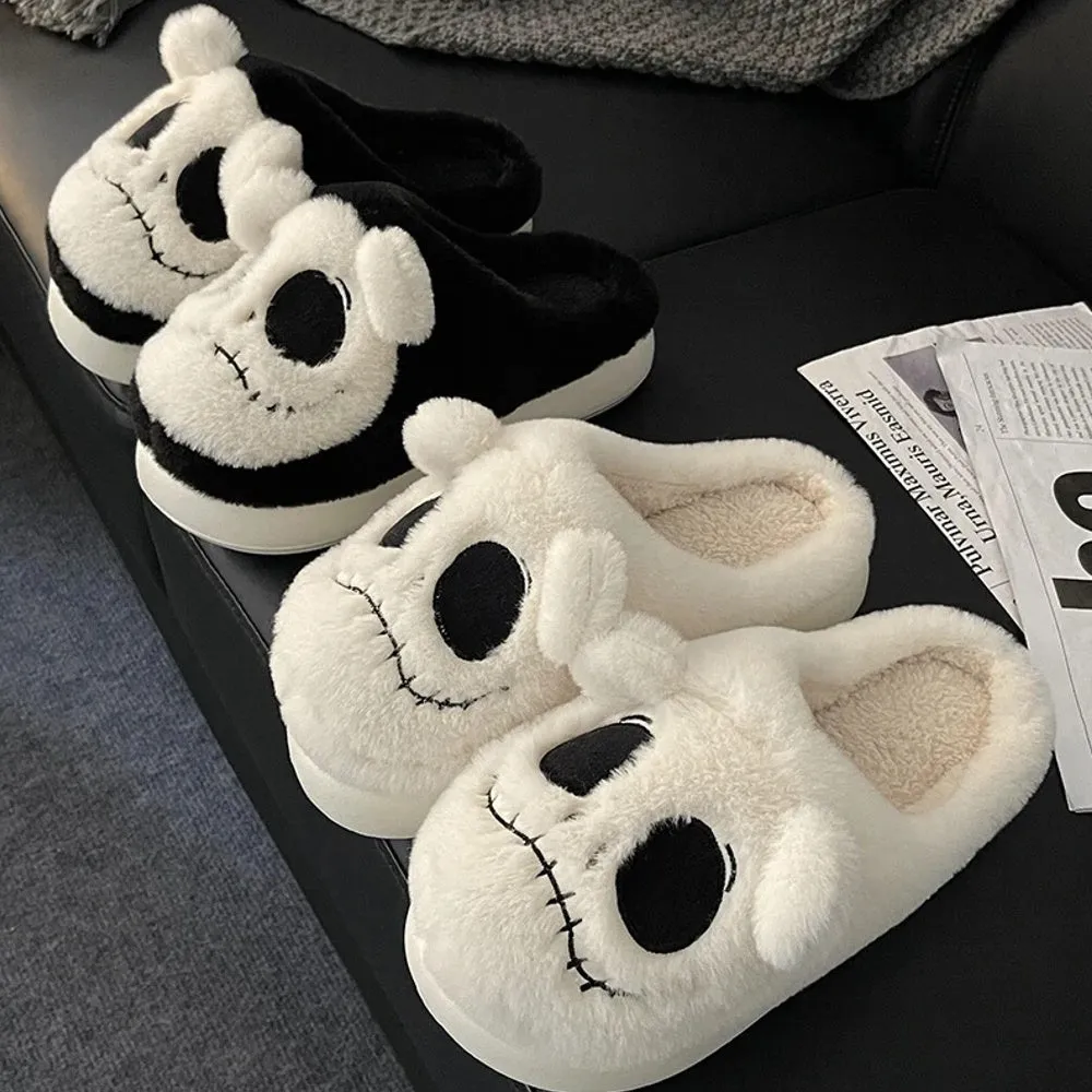 Plush Warm Snow Couple Thick Heels Cotton Shoes