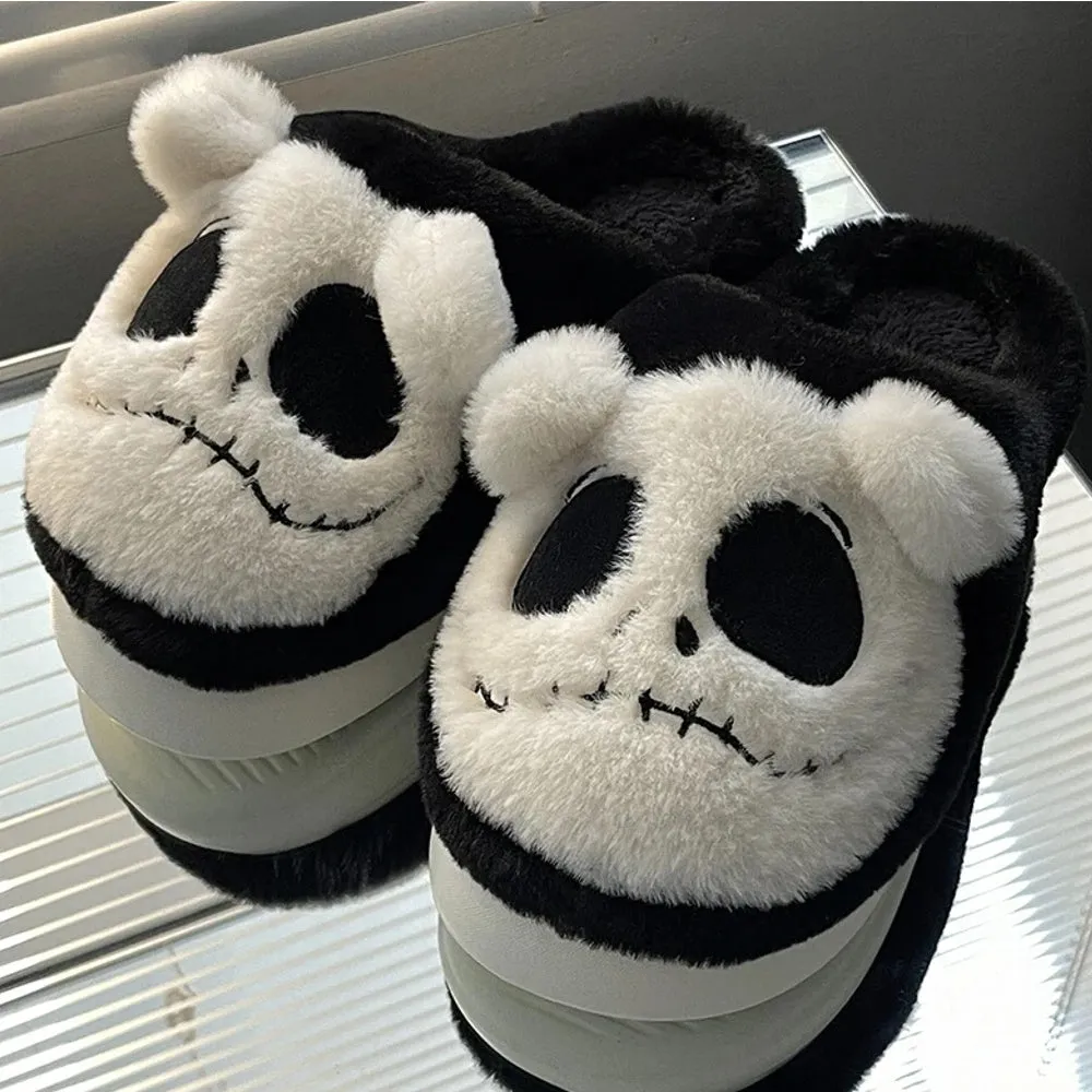 Plush Warm Snow Couple Thick Heels Cotton Shoes