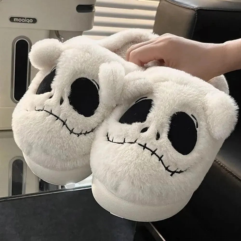 Plush Warm Snow Couple Thick Heels Cotton Shoes