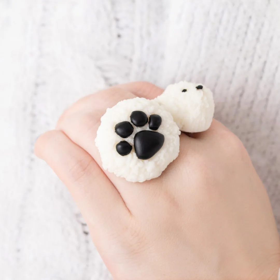 Polar Bear’s Paw White Chocolate Cookie Ring【Japan Jewelry】