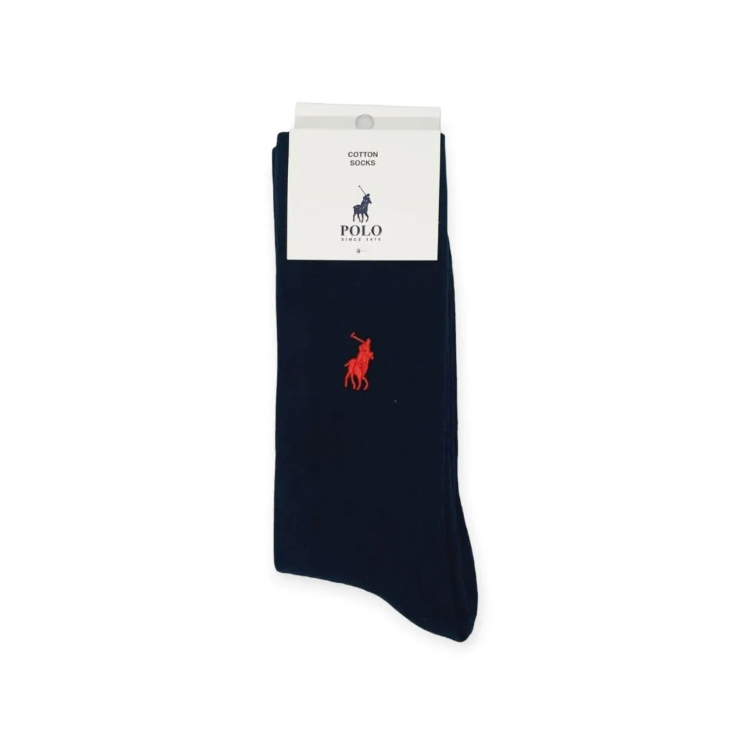 Polo Plain Socks Navy