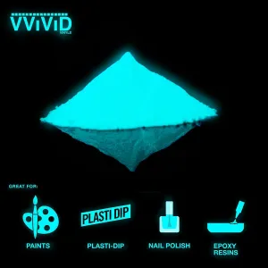 Prisma65 Aqua Glow In The Dark Pigment Powder 30g