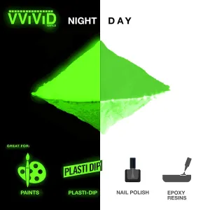 Prisma65 Green Glow In The Dark Pigment Powder 30g