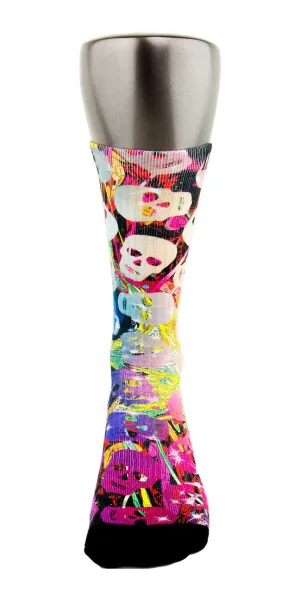 Psycho Skulls CES Custom Socks