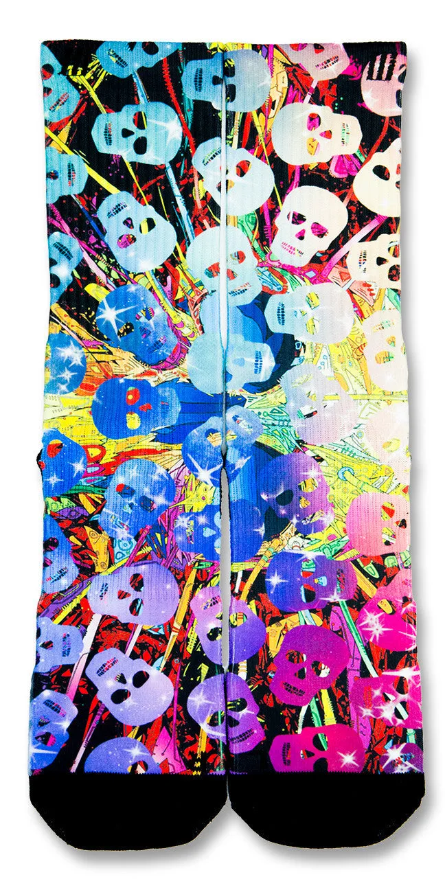 Psycho Skulls CES Custom Socks