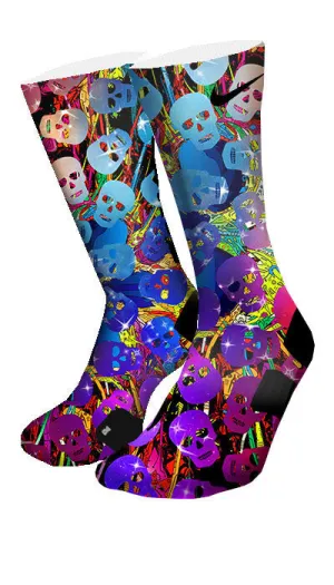 Psycho Skulls Custom Elite Socks