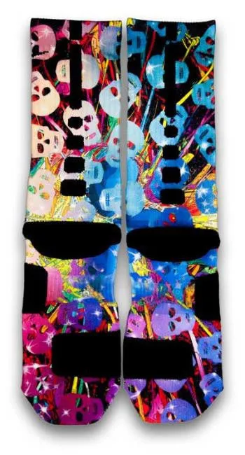 Psycho Skulls Custom Elite Socks