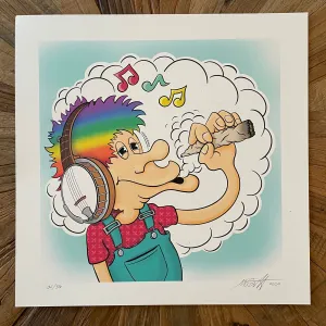 "Bluegrass Kid" Limited Edition Art Print