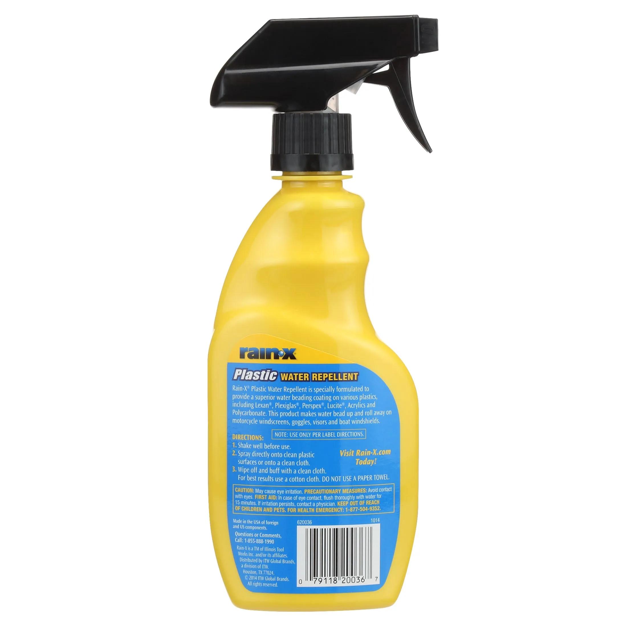 Rain-X 620036 Water Repellent Plastic Treatment 12 fl. oz. Free & Fast Shipping