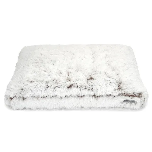 Rectangle Pillow Dog Bed — Arctic Shag