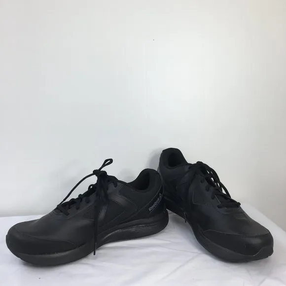 Reebok Mens Walk Ultra DMX Max Black Lace Up Sneaker Size 13 EXCELLENT Condition