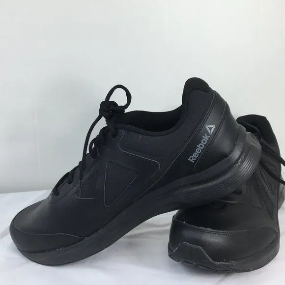 Reebok Mens Walk Ultra DMX Max Black Lace Up Sneaker Size 13 EXCELLENT Condition