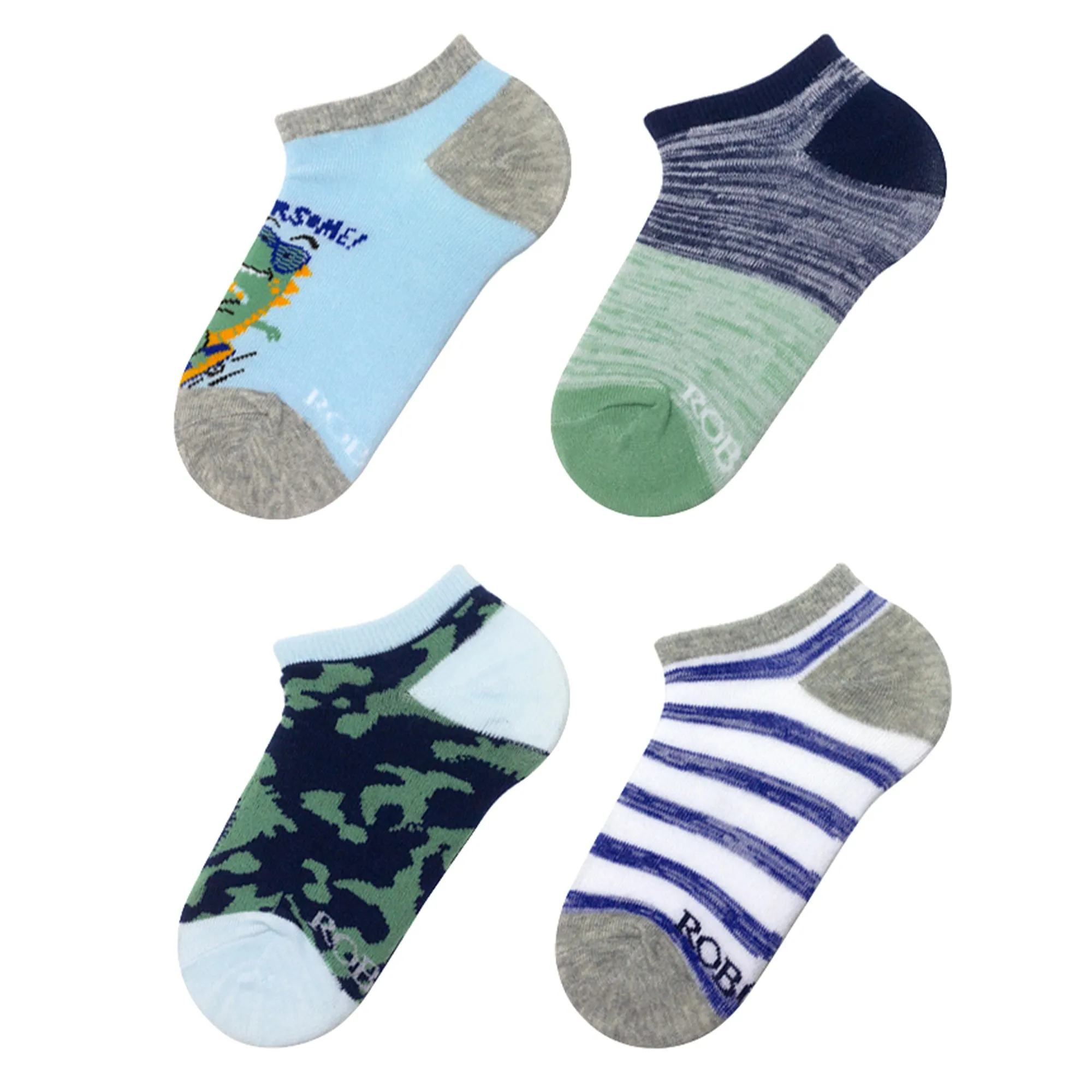 Robeez - Kids Socks - Roaring Dinos