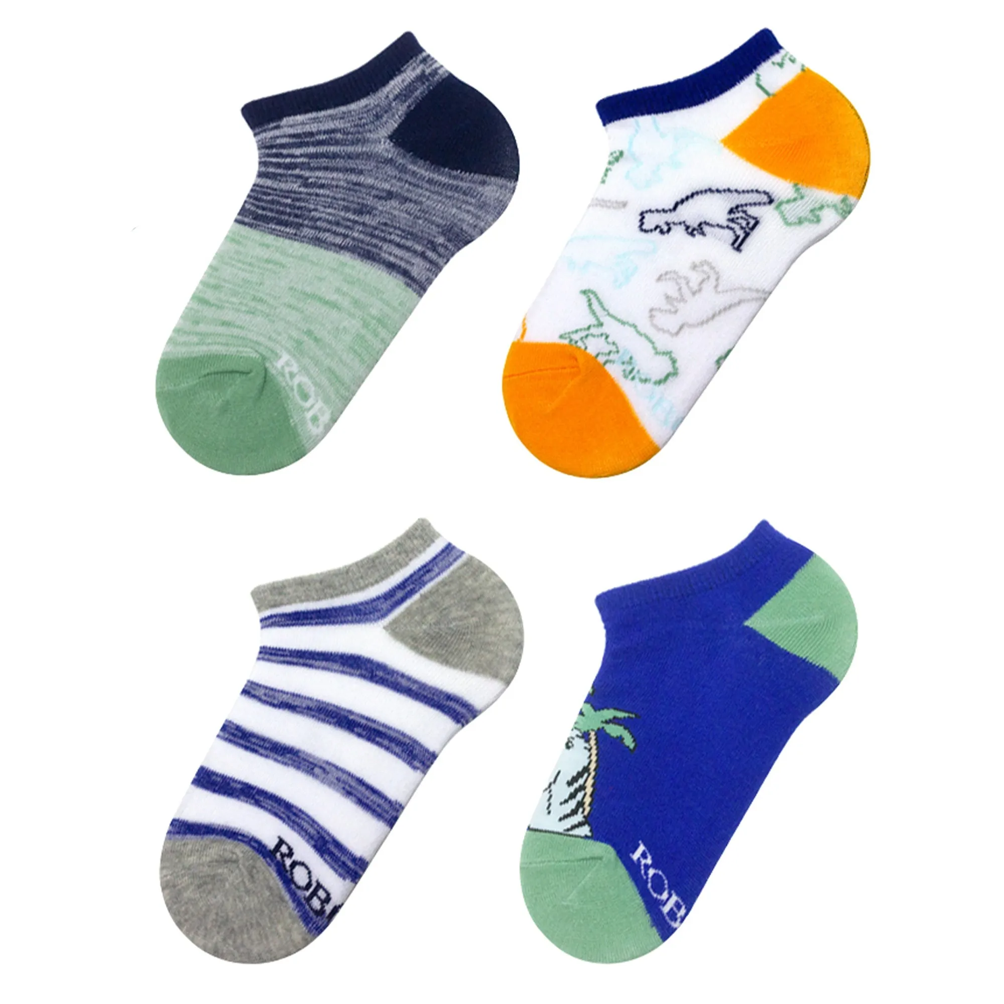 Robeez - Kids Socks - Roaring Dinos