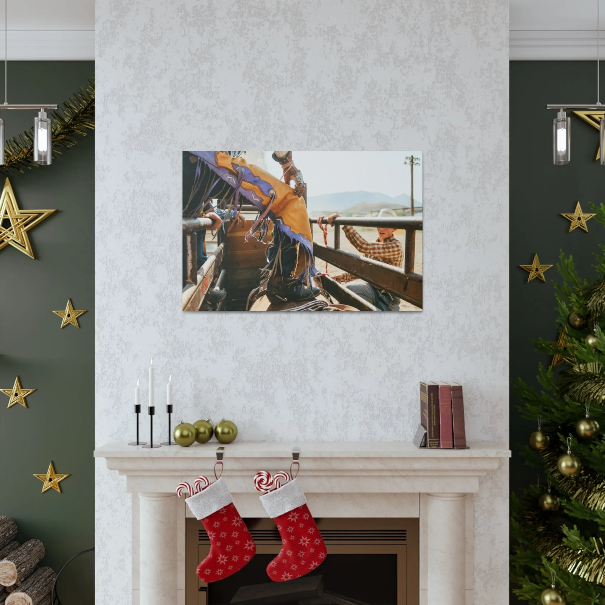 Rodeo Chaps Canvas Wraps