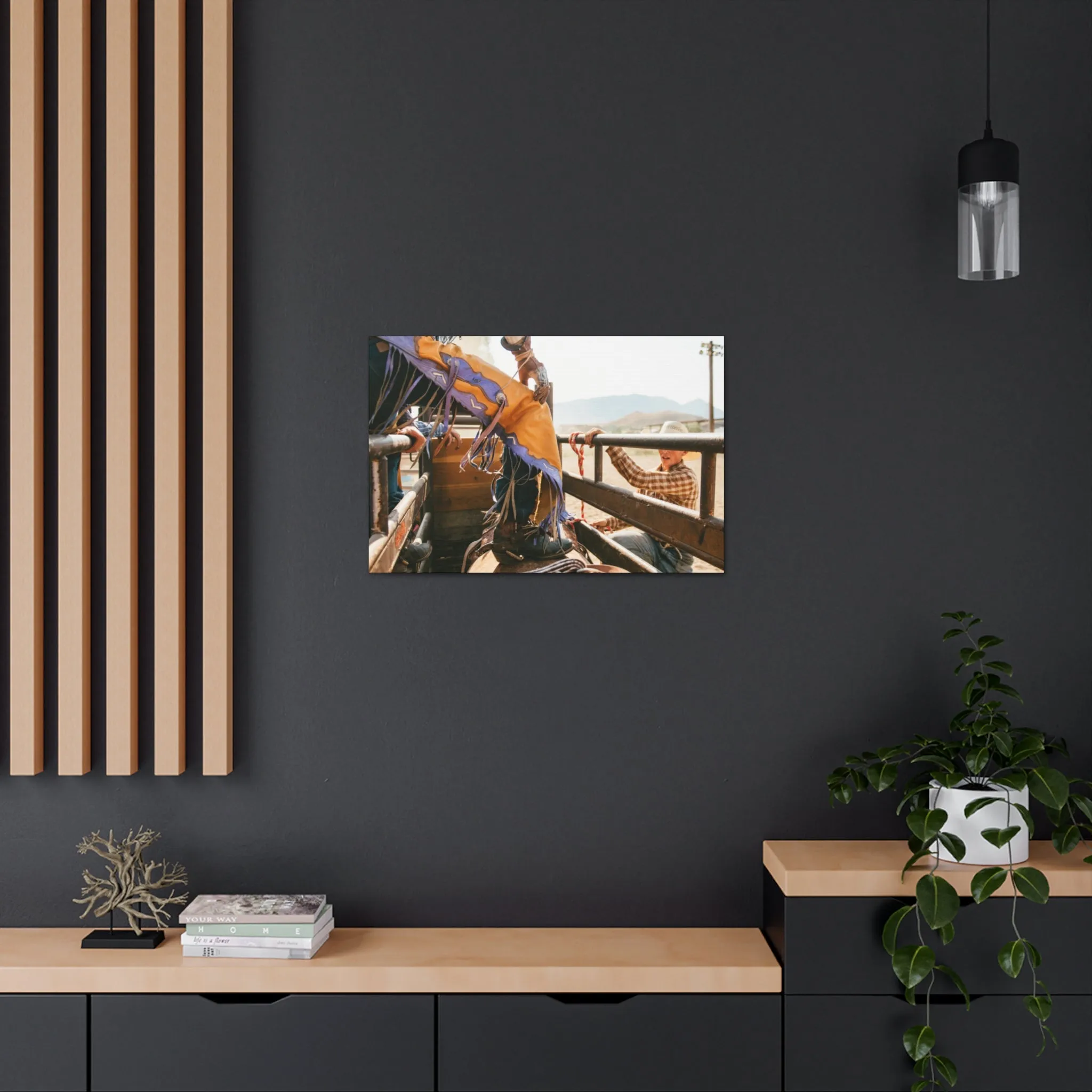 Rodeo Chaps Canvas Wraps