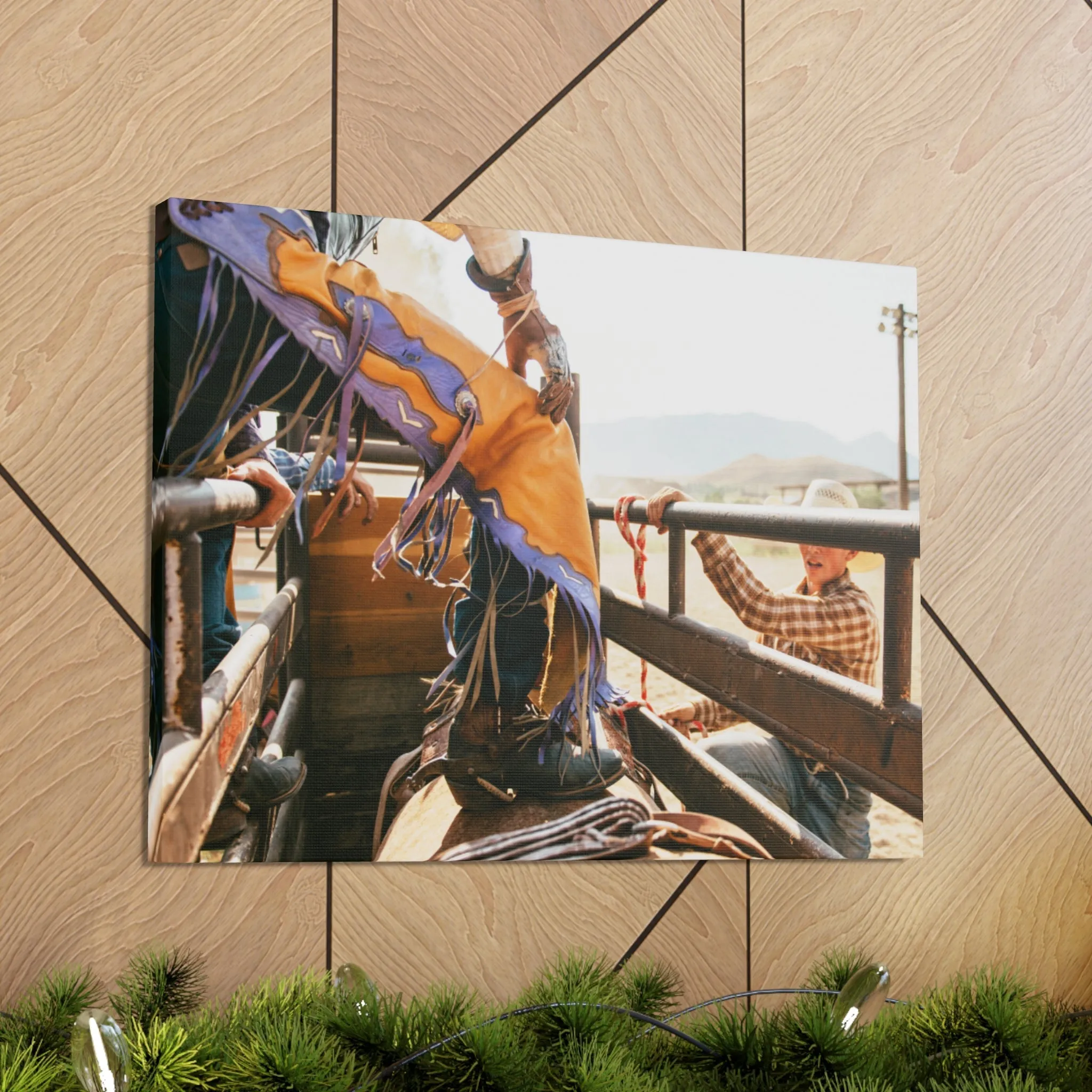 Rodeo Chaps Canvas Wraps