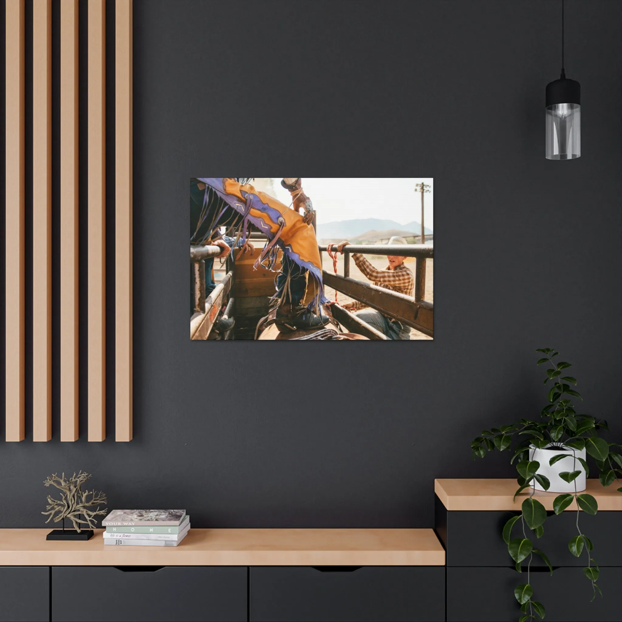 Rodeo Chaps Canvas Wraps