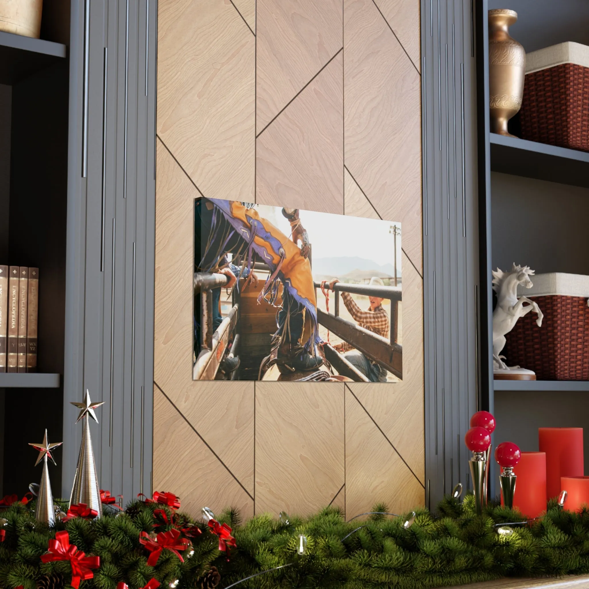 Rodeo Chaps Canvas Wraps