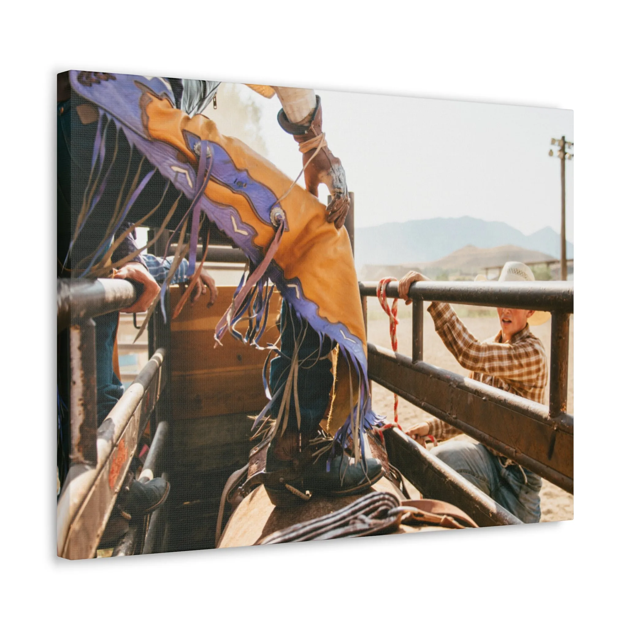 Rodeo Chaps Canvas Wraps