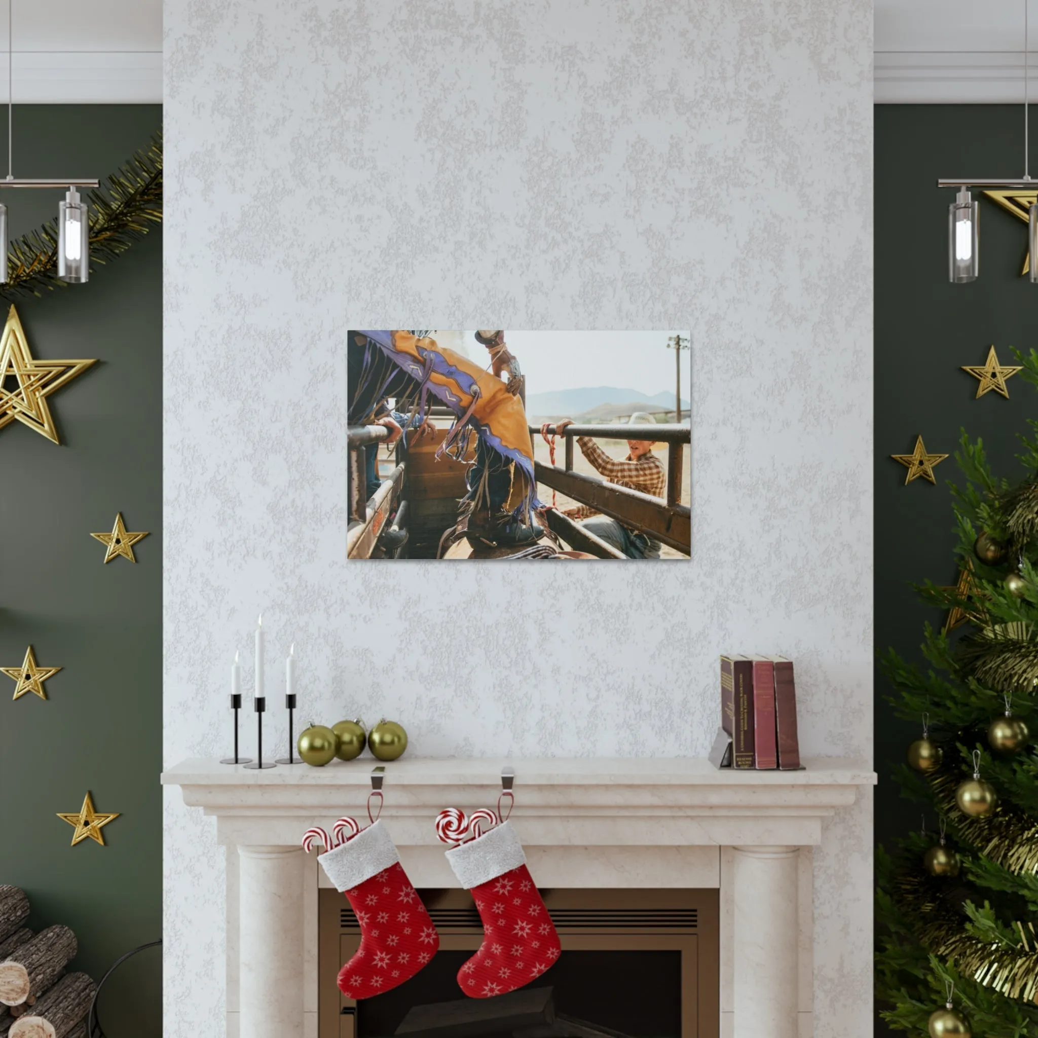 Rodeo Chaps Canvas Wraps