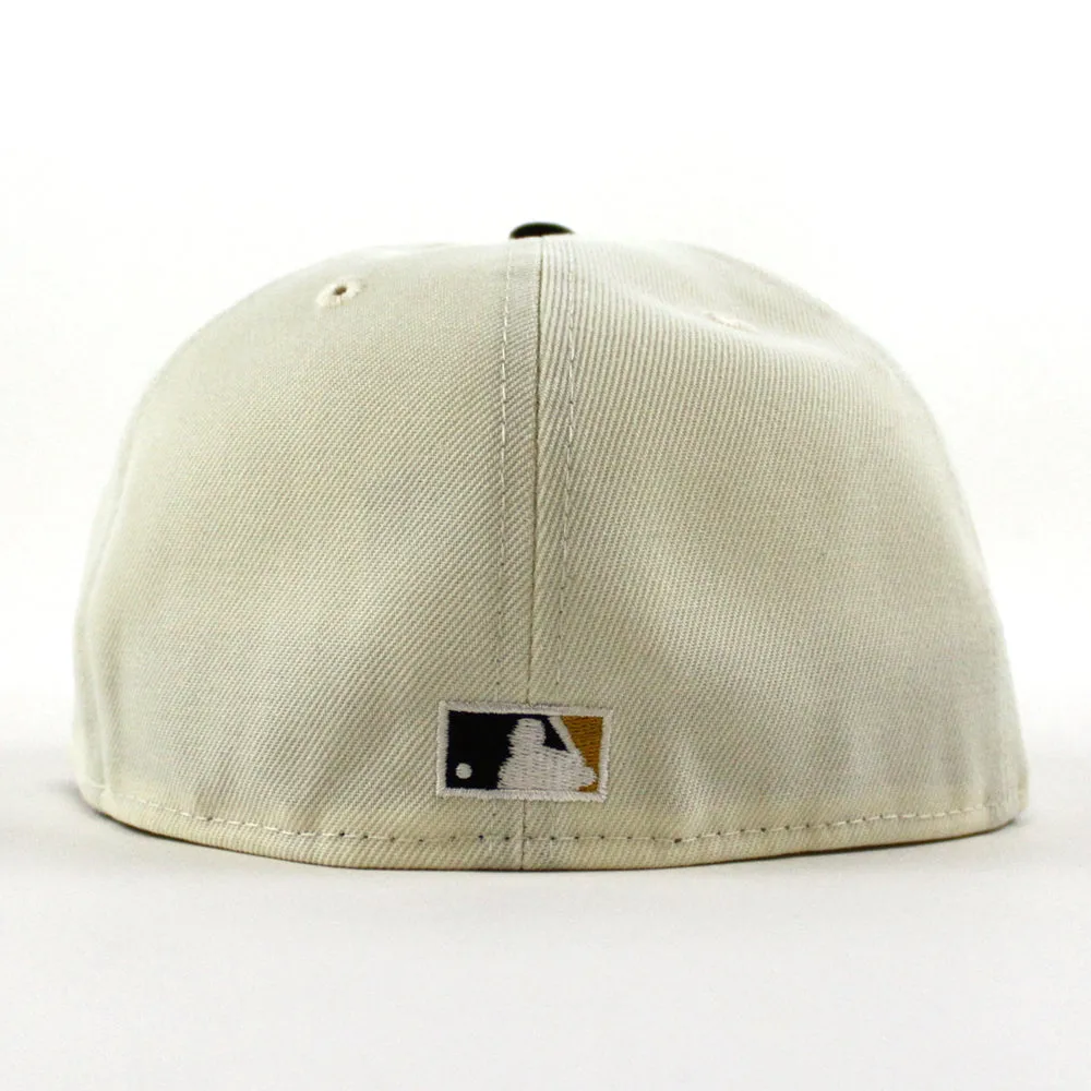 San Diego Padres 1879-1976 New Era 59Fifty Fitted Hat (Chrome White Black Green Under Brim)