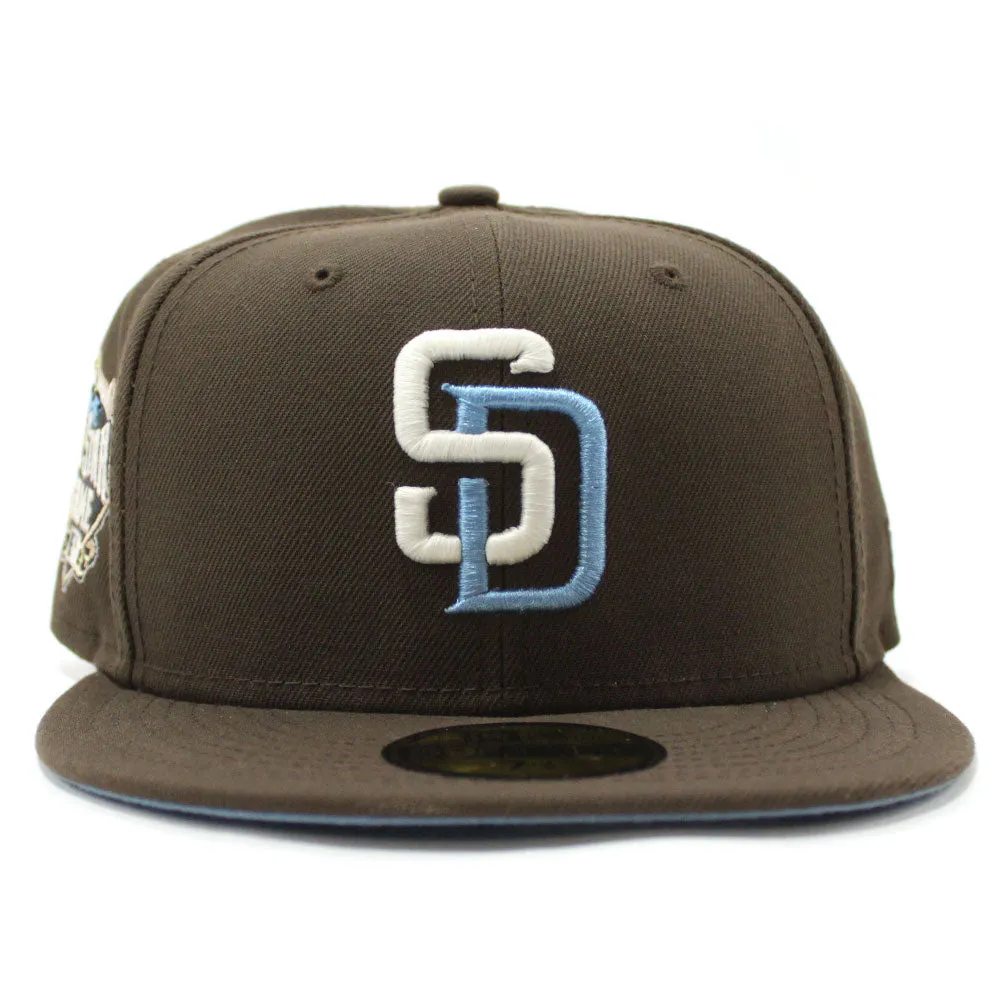 San Diego Padres 2016 All Star Game New Era Fitted 59Fifty Hat (GITD Brown Sky Blue Under Brim)