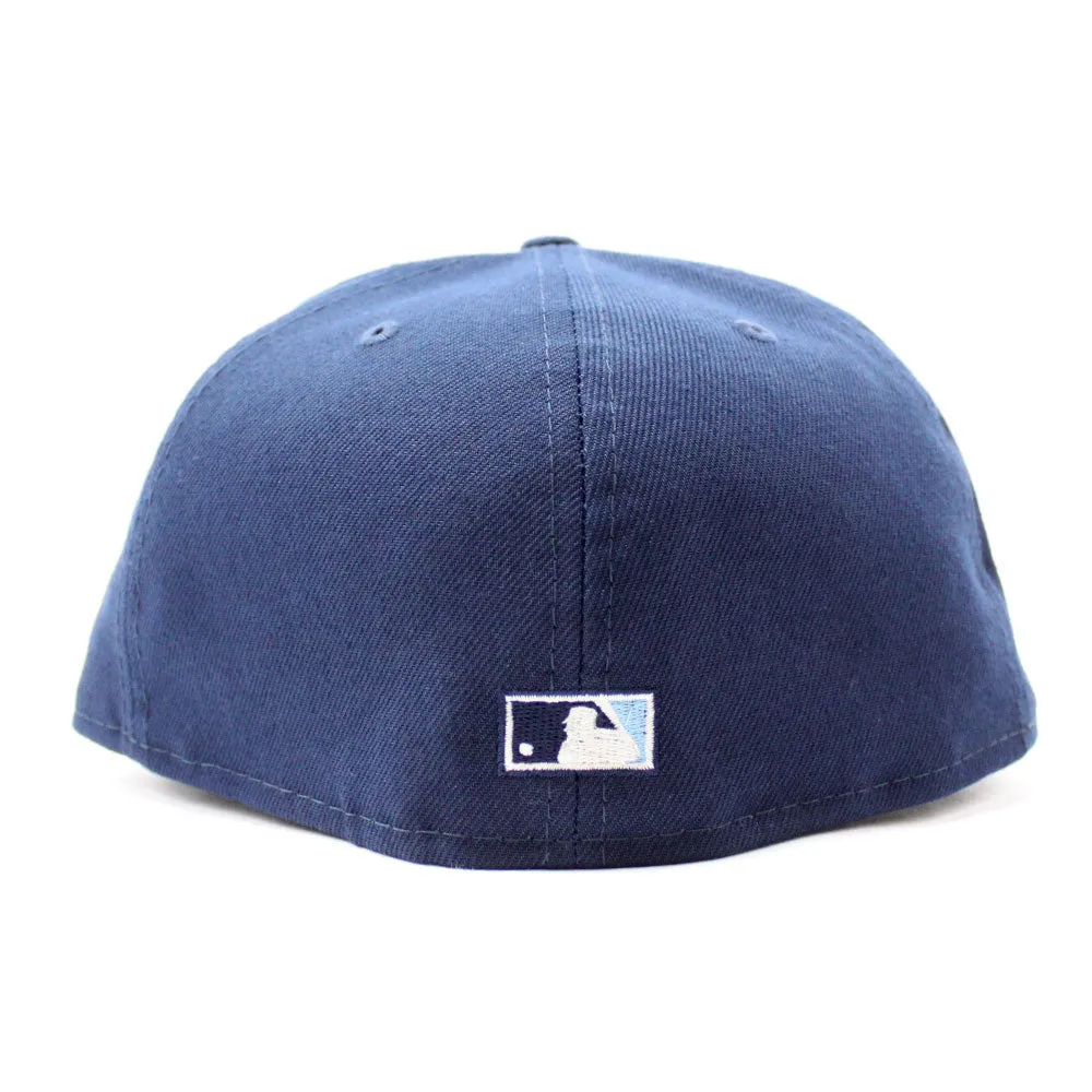 San Diego Padres 2016 All Star Game New Era Fitted 59Fifty Hat (Glow in the Dark Navy Sky Blue Under Brim)