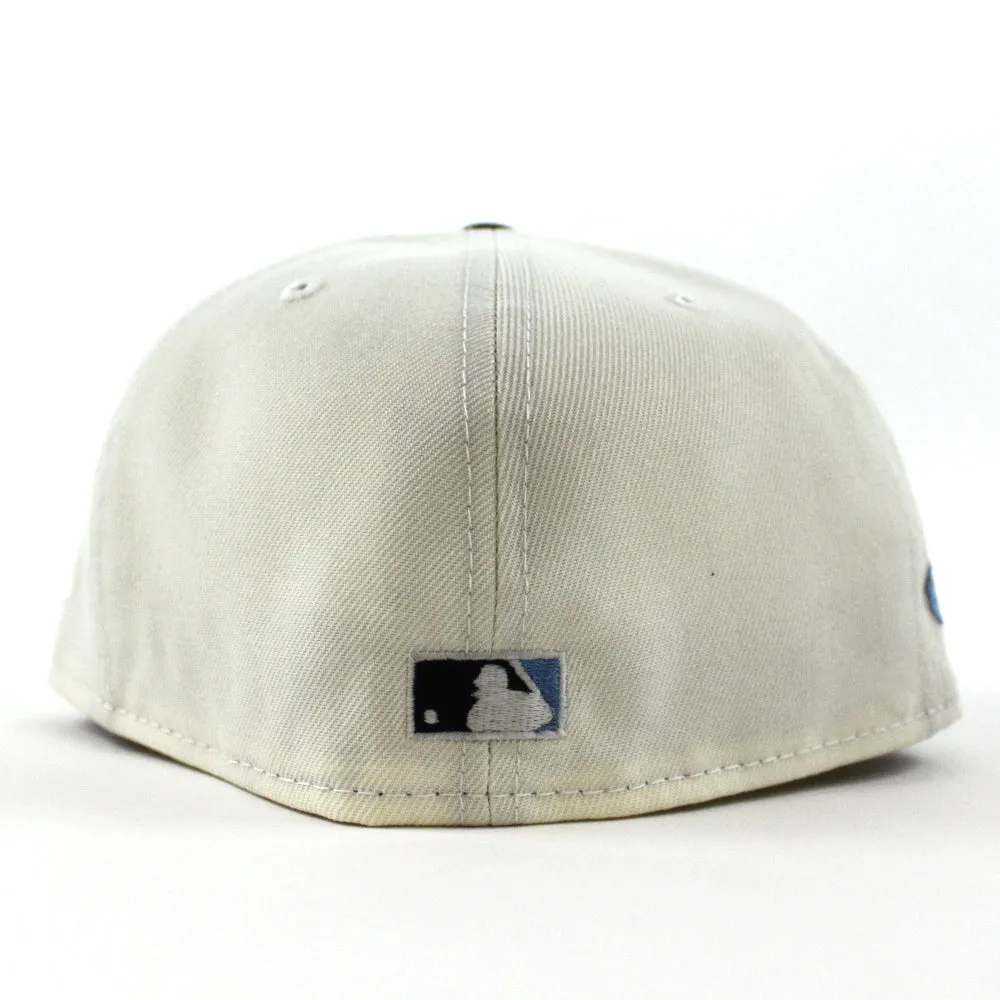 San Francisco Giants 1960 99 TELL IT GOODBYE New Era 59Fifty Fitted Hat (Chrome White Sky Blue Under Brim)