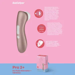 Satisfyer Pro 2  - Touch-Free USB-Rechargeable Clitoral Stimulator with Vibration