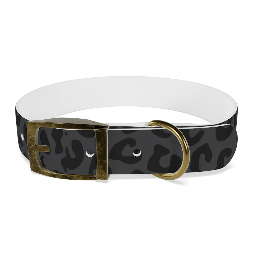 Shadow Leopard Dog Collar