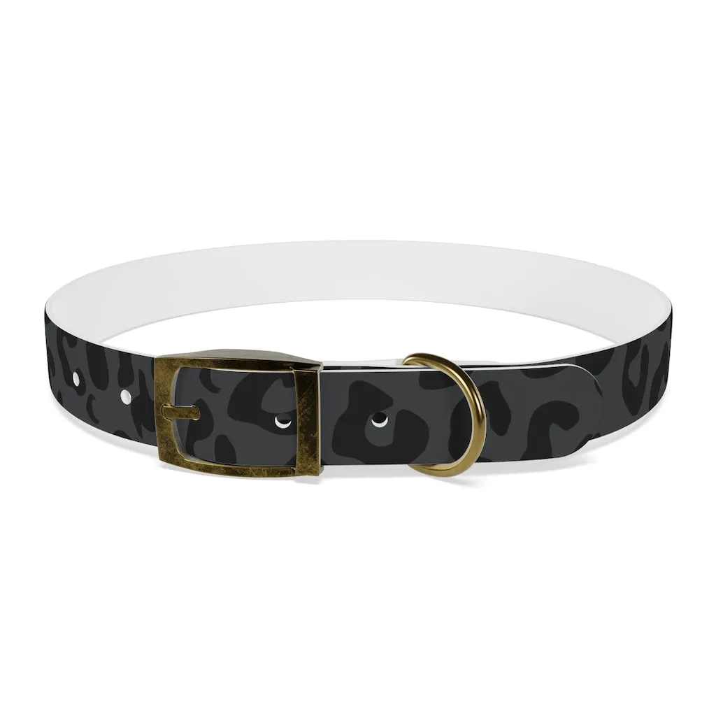 Shadow Leopard Dog Collar