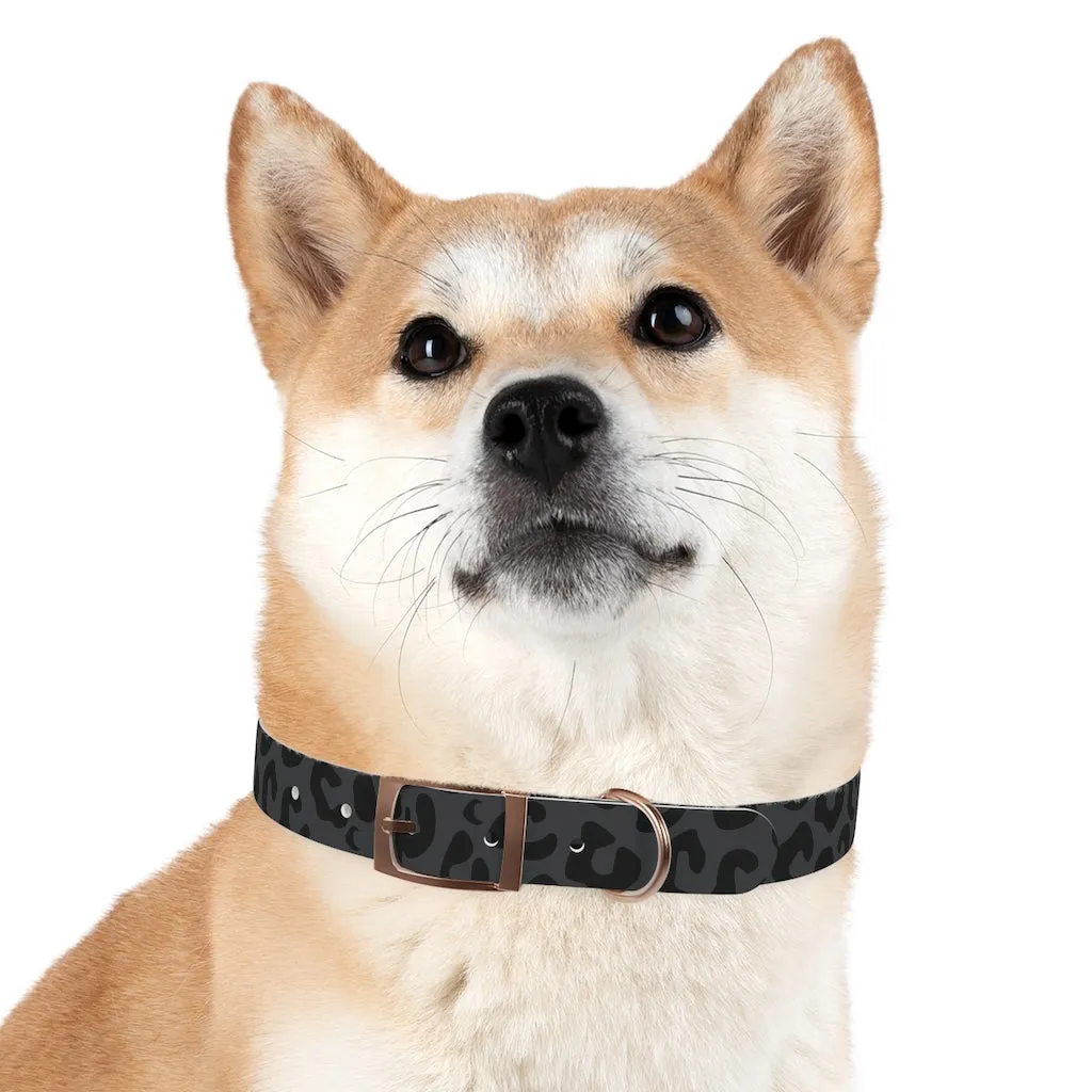 Shadow Leopard Dog Collar